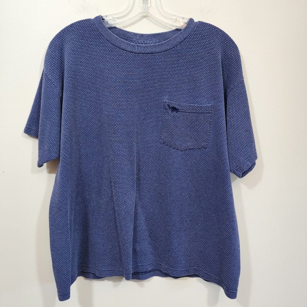 Camel Cigarettes vintage 1996 textured short sleeve shirt with embroidered Joe L